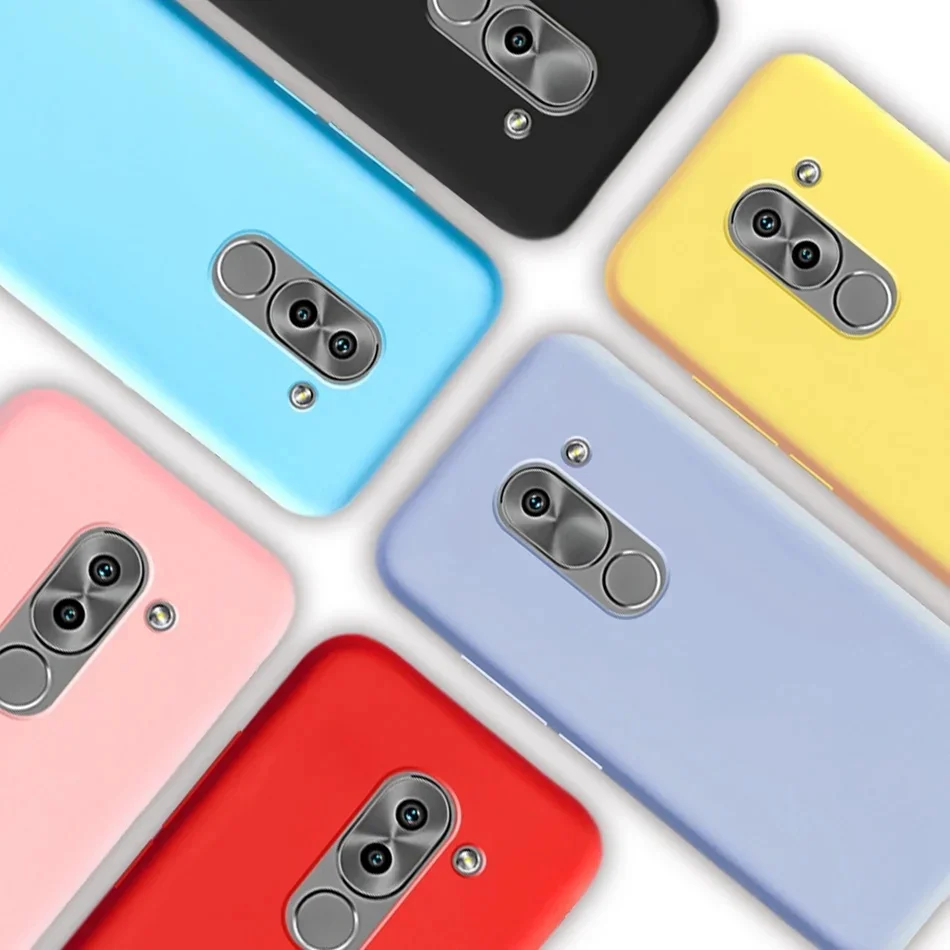 Miękkie silikonowe etui na Huawei Mate 9 Lite Honor 6X futerał na telefon cukierki TPU tylna pokrywa dla Huawei GR5 2017 Mate 9 Lite etui — zdjęcie 2