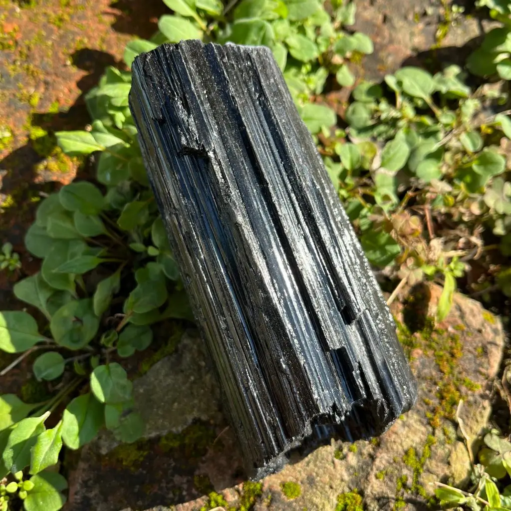 Natural Raw Black Tourmaline Stone Protective Crystal for Grounding Energy Cleansing and Healing