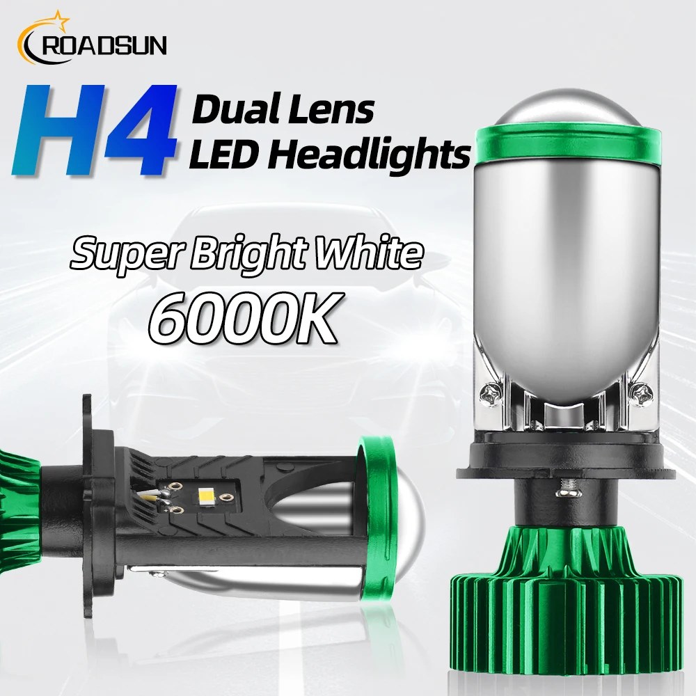 

H4 LED Mini Lens 180W 30000LM Светодиодные лампы для фар Canbus Светодиодные линзы Bi-led Проектор H4 9003 HB2 Лампы для автомобиля Мотоцикл
