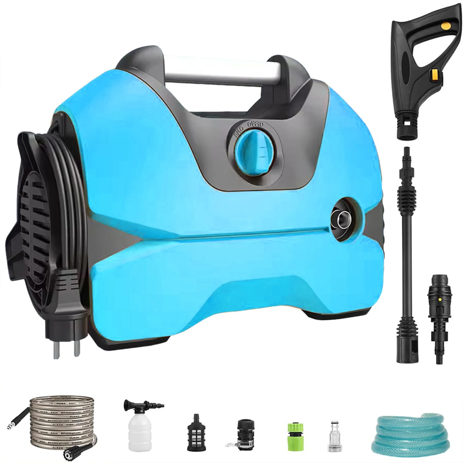 220V 3000W Hogedrukreiniger Huishoudelijke Schoner Waterdruk Wasmachine Auto Waterpistool Hooghandige Auto wassen Schoonmaken - afbeelding 1
