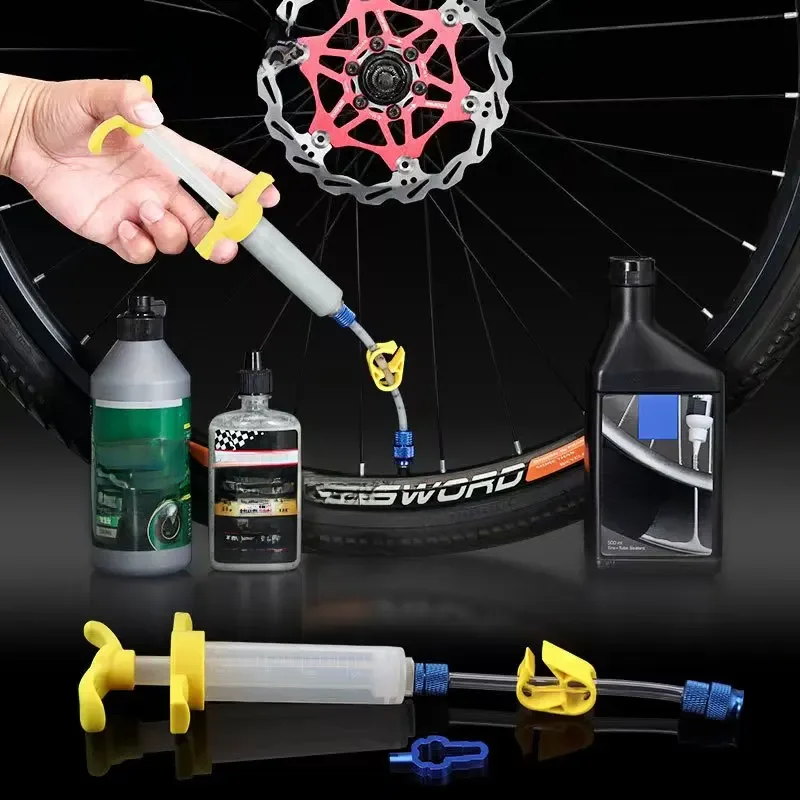 AliExpress TOOPRE Mountain Bike Vacuum Tire Self Replenishing Fluid Injection Tool Tyre Filling Fluids Syringe Bicycle Repair Tools