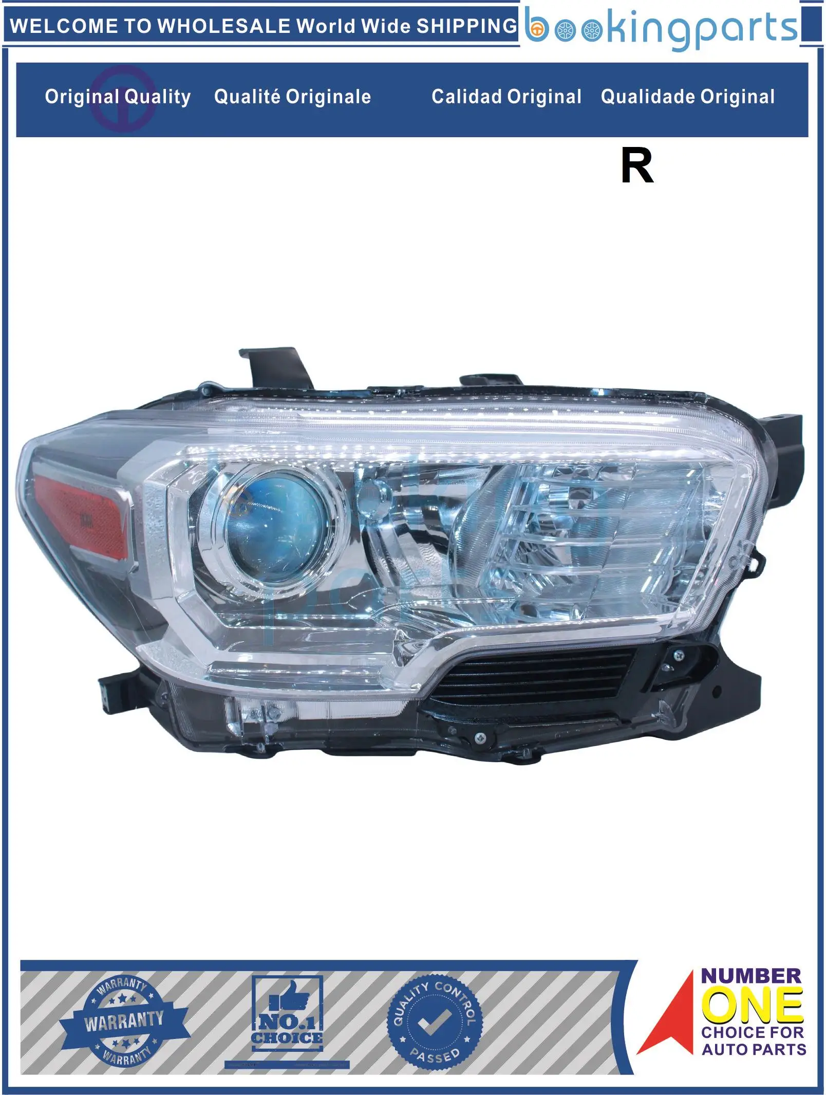 

HEA89614(R),81110-04250,8111004250 Headlamp For TOYOTA TACOMA TRN265L 16-20