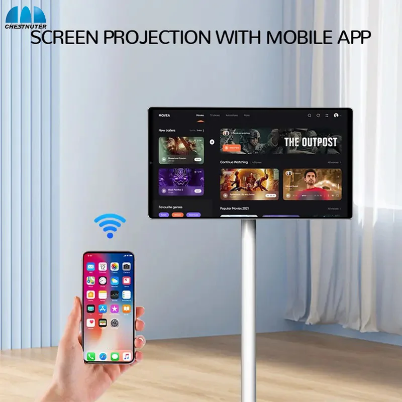 Layar pintar multifungsi 21.5 inci incell monitor layar sentuh layar pintar LCD portabel android 12