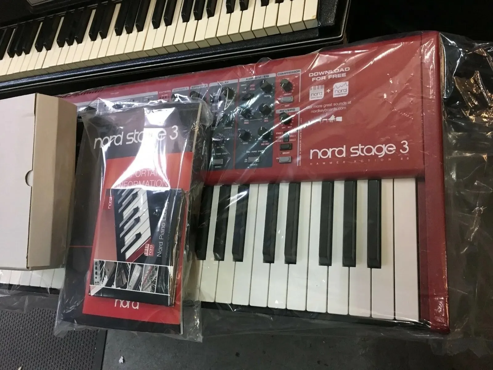 NEW   QUALITY SALES ON Nord Stage 3 88-Key Fully-Weighted Hammer Action Keyboard Bundle - with Nord Soft Case for Stage EX 88 Pia