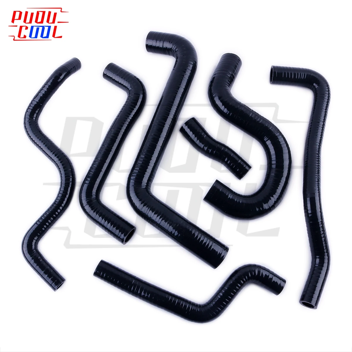 For Volkswagen VW Golf GTI MK2 Jetta GLI 1.8 8V High Pressure Radiator Coolant Hoses Kit Silicone Tubes 7Pcs 10 Colors