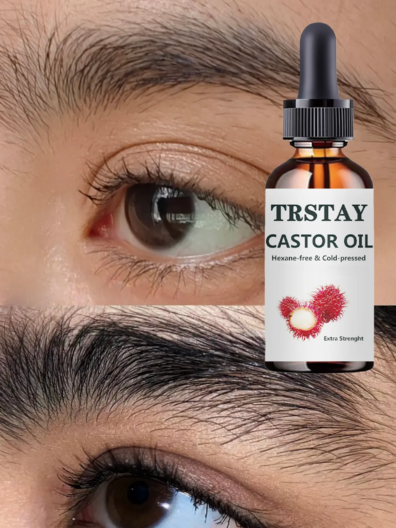 Moisturizing Eyebrow Essence with Essential Oils for Thick Plump Brows Deep Hydration Non Greasy Feel Promotes Healthy Growth En