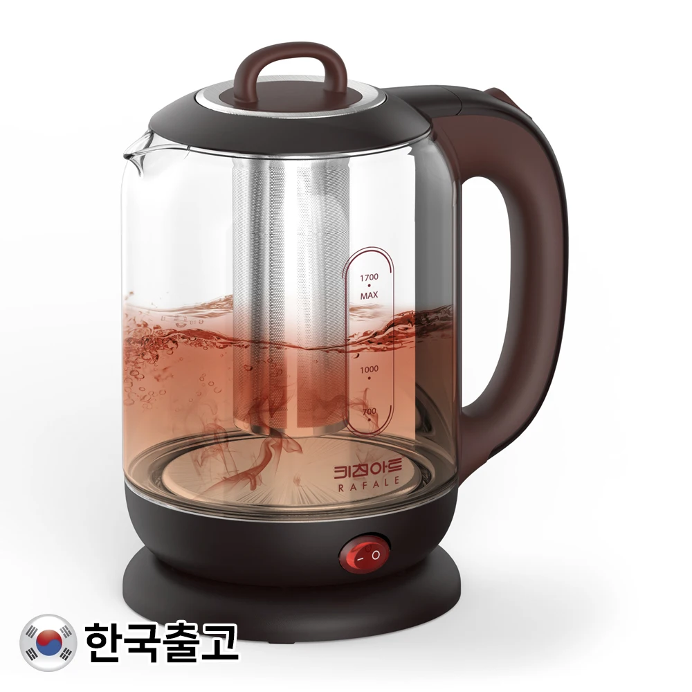 منفذ شاي زجاجي دافئ لـ 63 ، 71 لتر