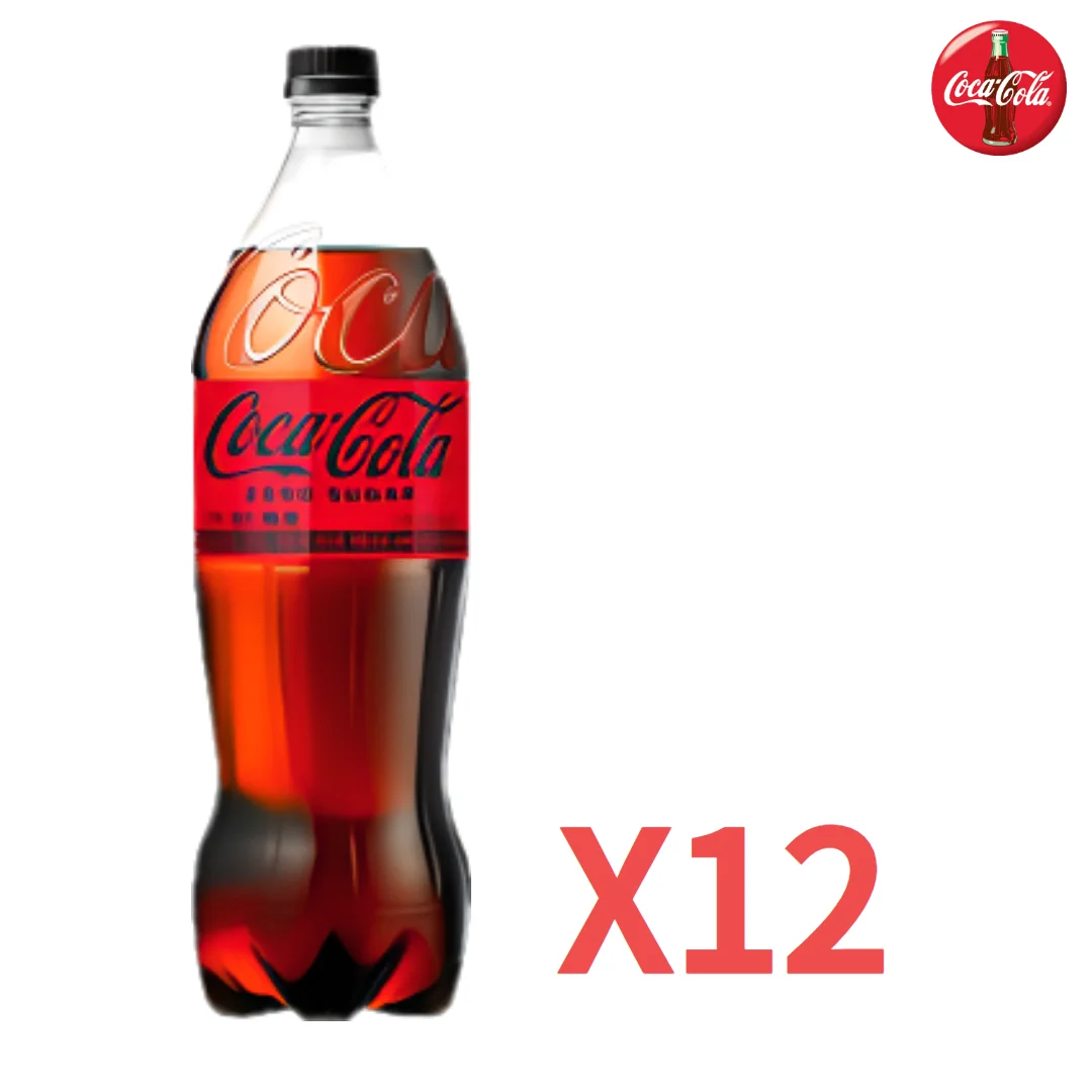 Coca Cola, zero, 1.25L, 12 pieces