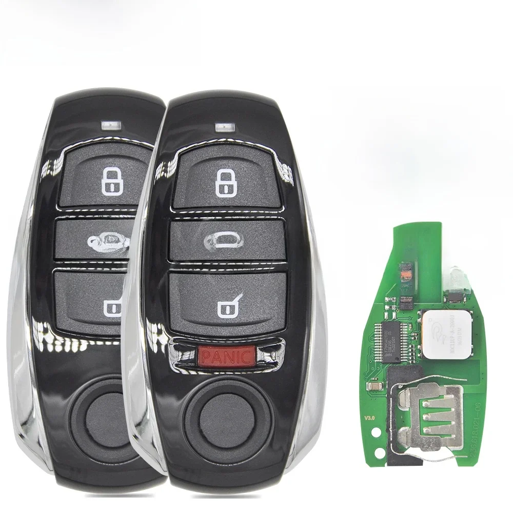 HE-Clé à distance sans clé de proximité pour VW Volkswagen Touareg, 315 MHz, 433 MHz, 868MHz, 2010 MHz, PCF7945AC, 7P6959754AT