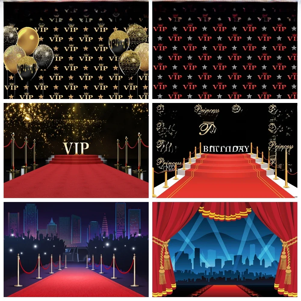 Toile de fond de photographie de tapis rouge étoile de la Confédération, éclairage de scène VIP, arrière-plan photo de portrait de famille, Rh, mariage, fête d'anniversaire