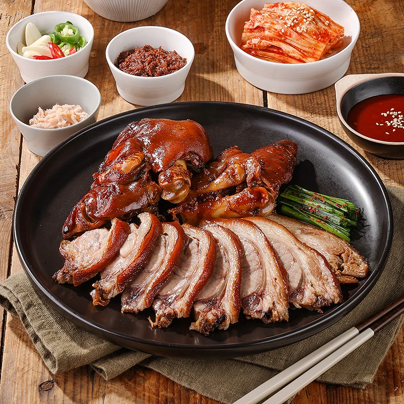족발을 좋아하는 사람들에게 추천하는 멜버리의 데리 뼈없는 순수 품종 돼지 발 300g3팩
