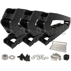 QS25x50 R40 Cable Drag Chain Bundle Non-Opening Plastic Towline Transmission Wire Carrier for BulkMan3D Ultimate Bee CNC Machine