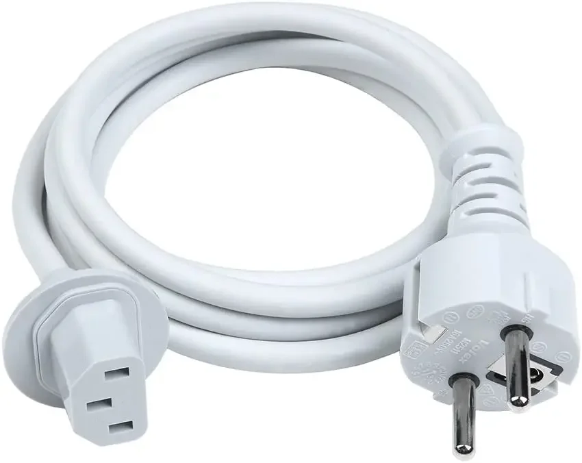 Alta qualidade novo plugue europeu 1.8m cabo de alimentação para computador imac macbook adaptador
