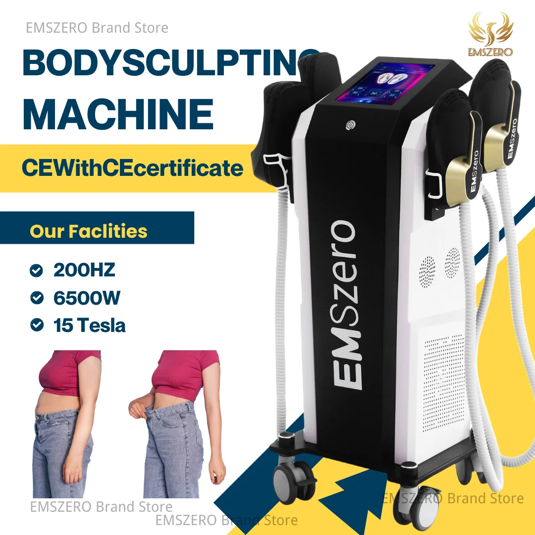 

EMSzero RF Body Sculpt Machine Professional EMShape Contouring 6500W DLS-emszero neo Hiemt EMS Muscle Stimulate Slimming Device