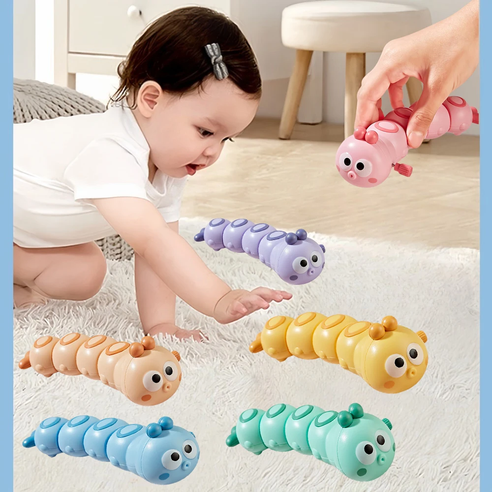 

Wind-up swinging caterpillar toy cartoon wind-up swinging caterpillar baby educational crawling toy gift