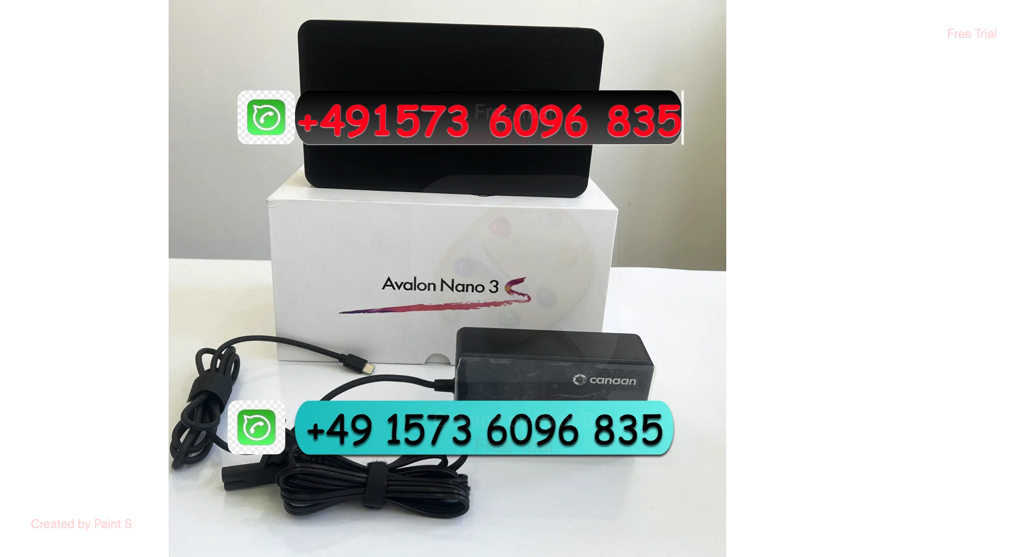 H. NOWA WYDANIE 2025 KUP 10 OTRZYMAJ 7 Gratis Nowy Silent Canaan Avalon Nano 3S 6TH/s Bitcoin Miner Black (z oryginalnym zasilaczem)