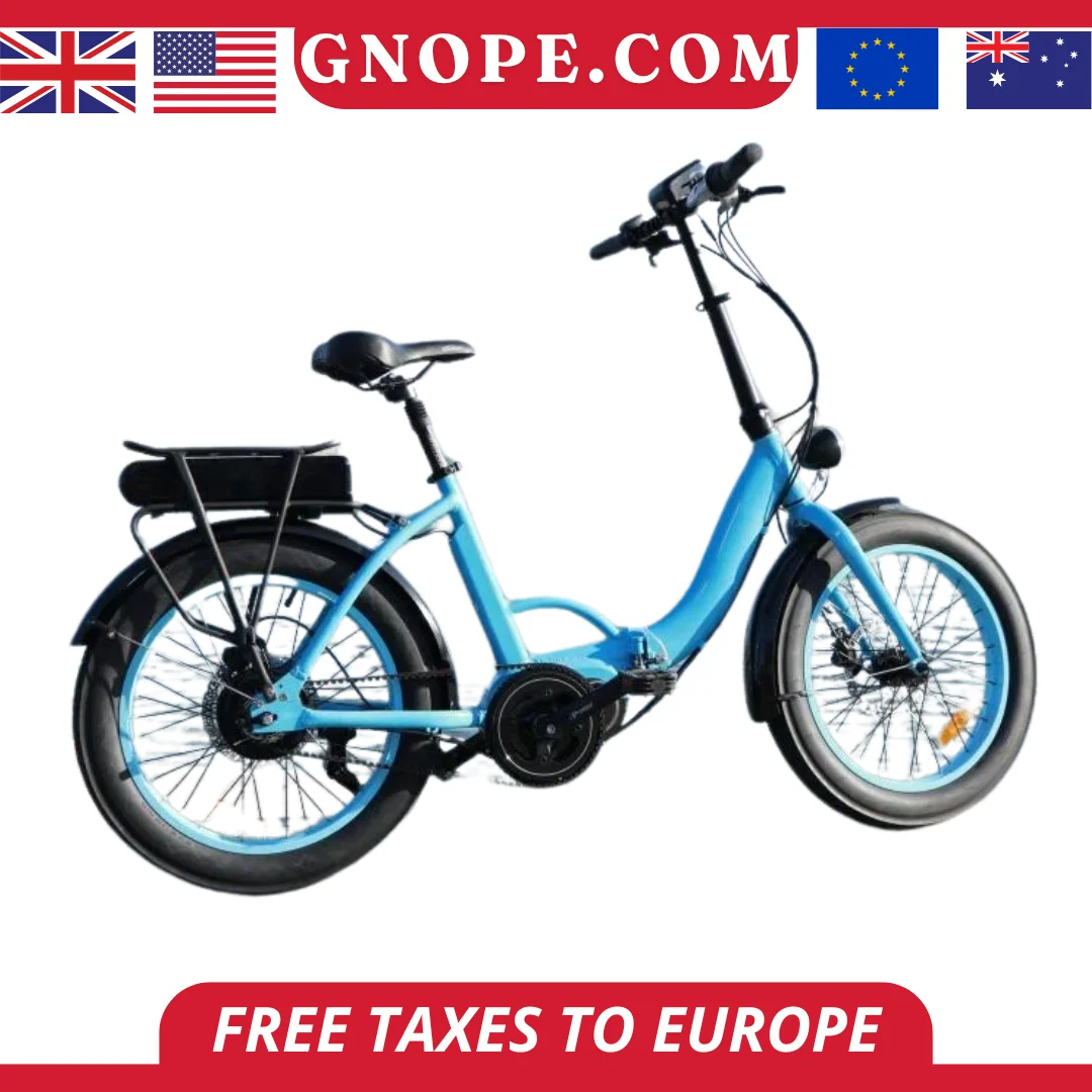 Bici elettrica da 20 pollici con trasmissione a cinghia Bafang 48v 500w mid drive bicicletta elettrica pieghevole EBike