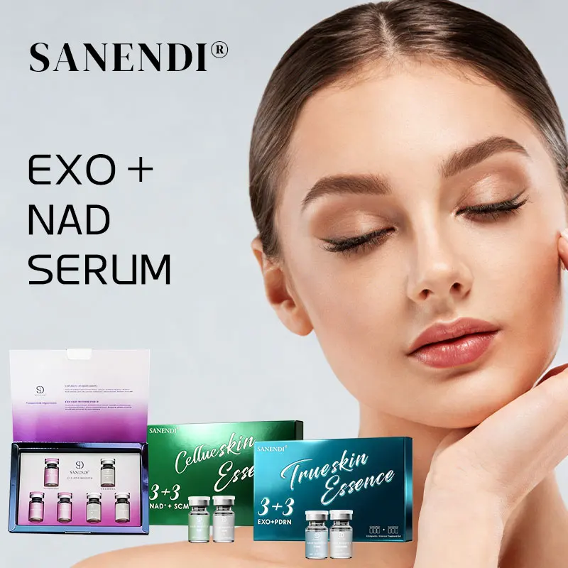 

Sanendi 3+3 EXO0+NAD Serum PDRN collagen Face Care liquid solution Hydrating Smoothing Essence Korean Skin Care 7ml*6vials