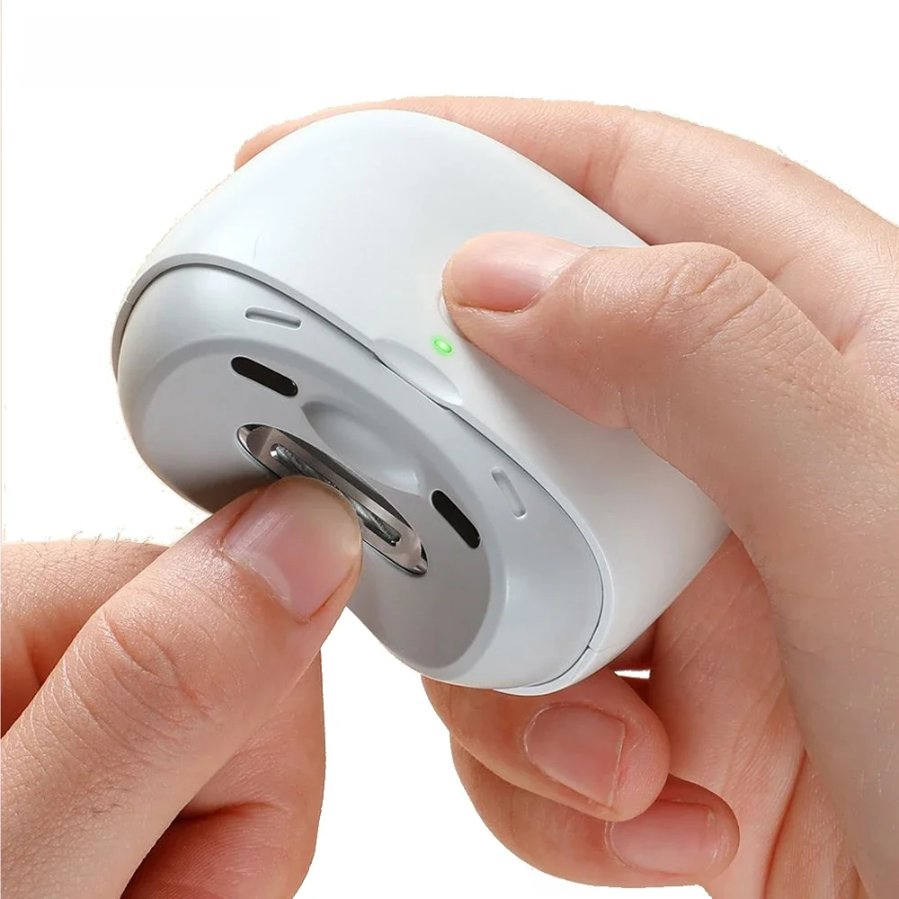 Upgrade Seemagic Electric Automatic Nail Clipper Pro with Touch Start Infrared Protection LED Light Trimmer Cutter Head Tools