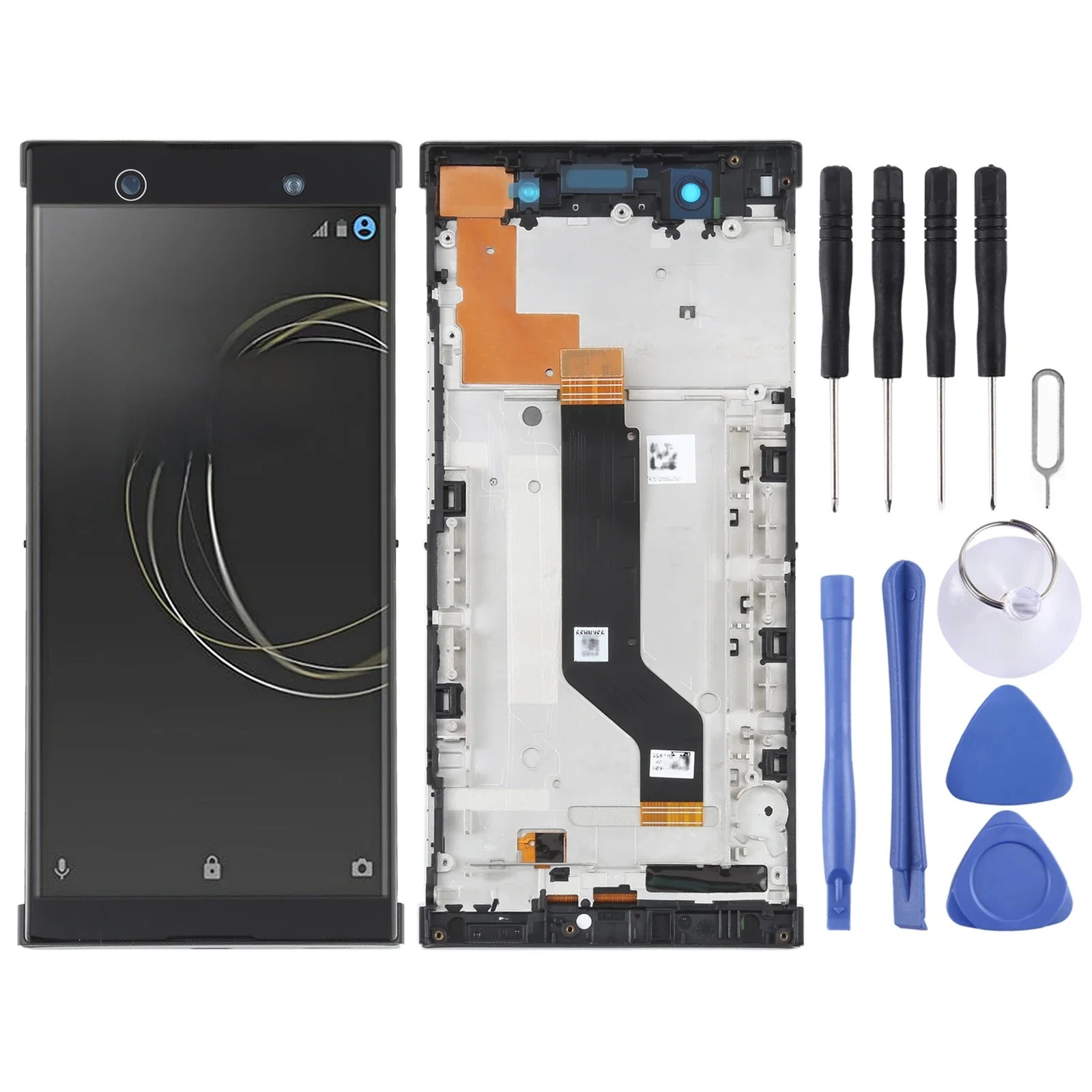 Ekran LCD do Sony Xperia XA1 Ultra G3226, digitizer, kompletny zestaw z ramką — zdjęcie 2