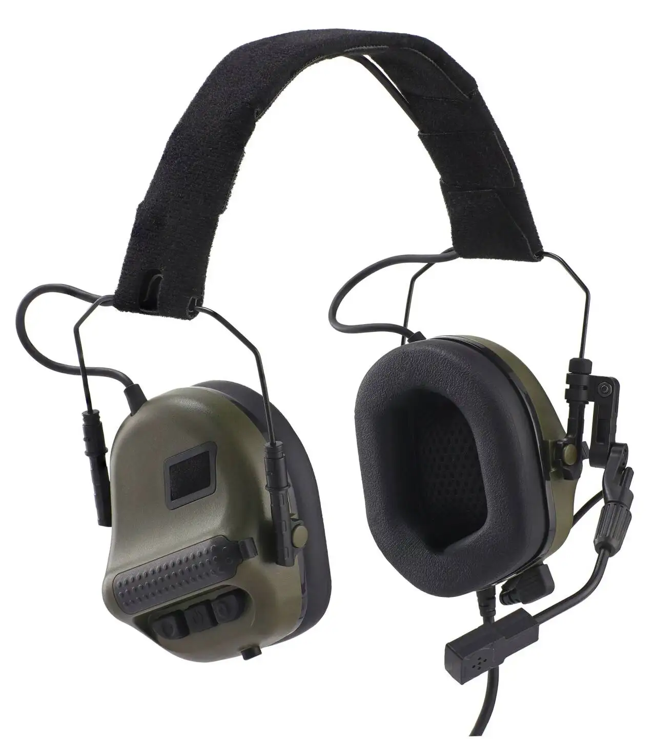 protecao auditiva eletronica tactical headsets anti ruido caca silicone earmuffs shooting ear protective for sports outdoor 01