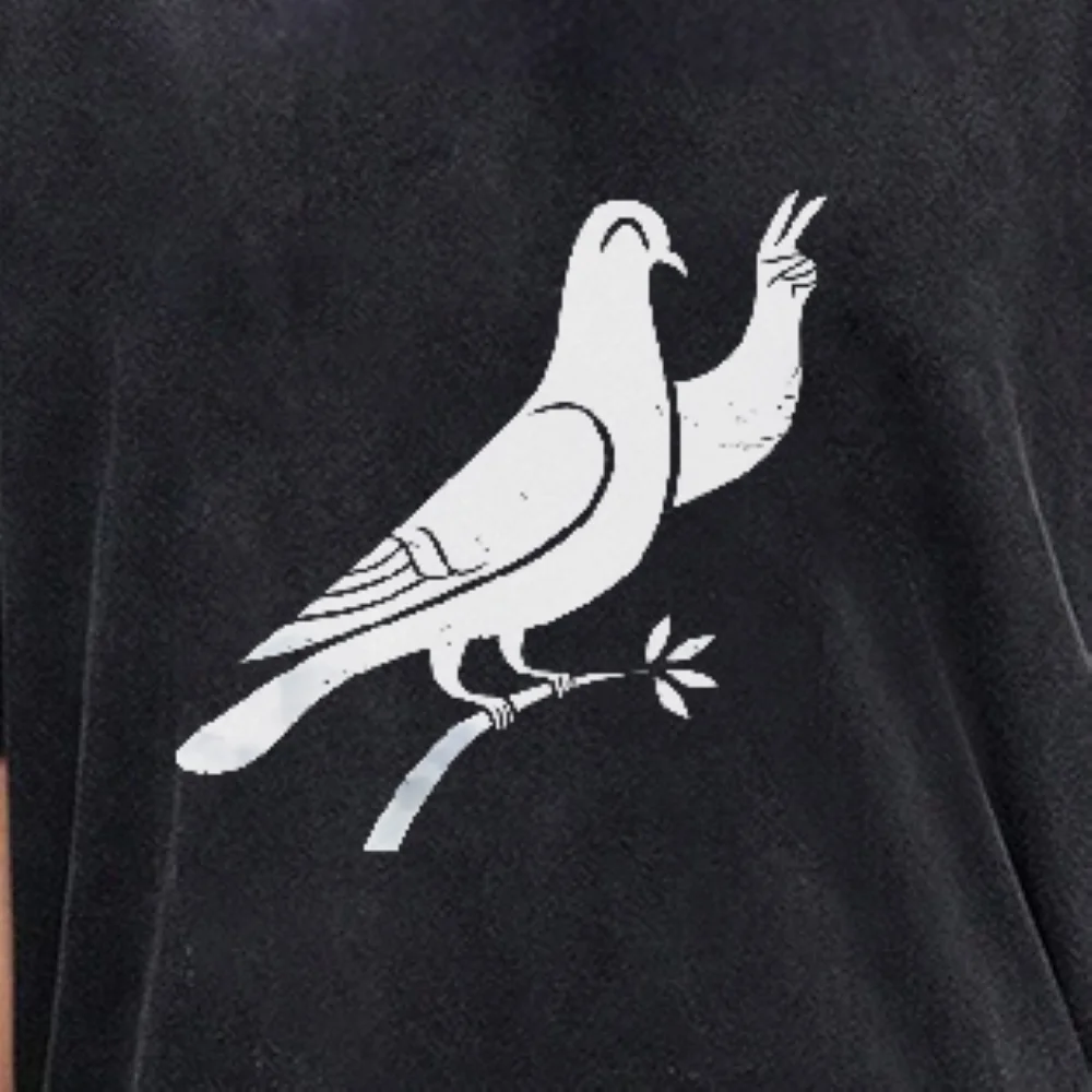 เสื้อยืดนกพิราบสันติภาพนกน่ารักกราฟิกฤดูร้อนลำลองหลวมแขนสั้นผ่อนคลายหวานสัญลักษณ์ที่ไม่ซ้ำกันเสื้อผ้าแฟชั่นยอดนิยม