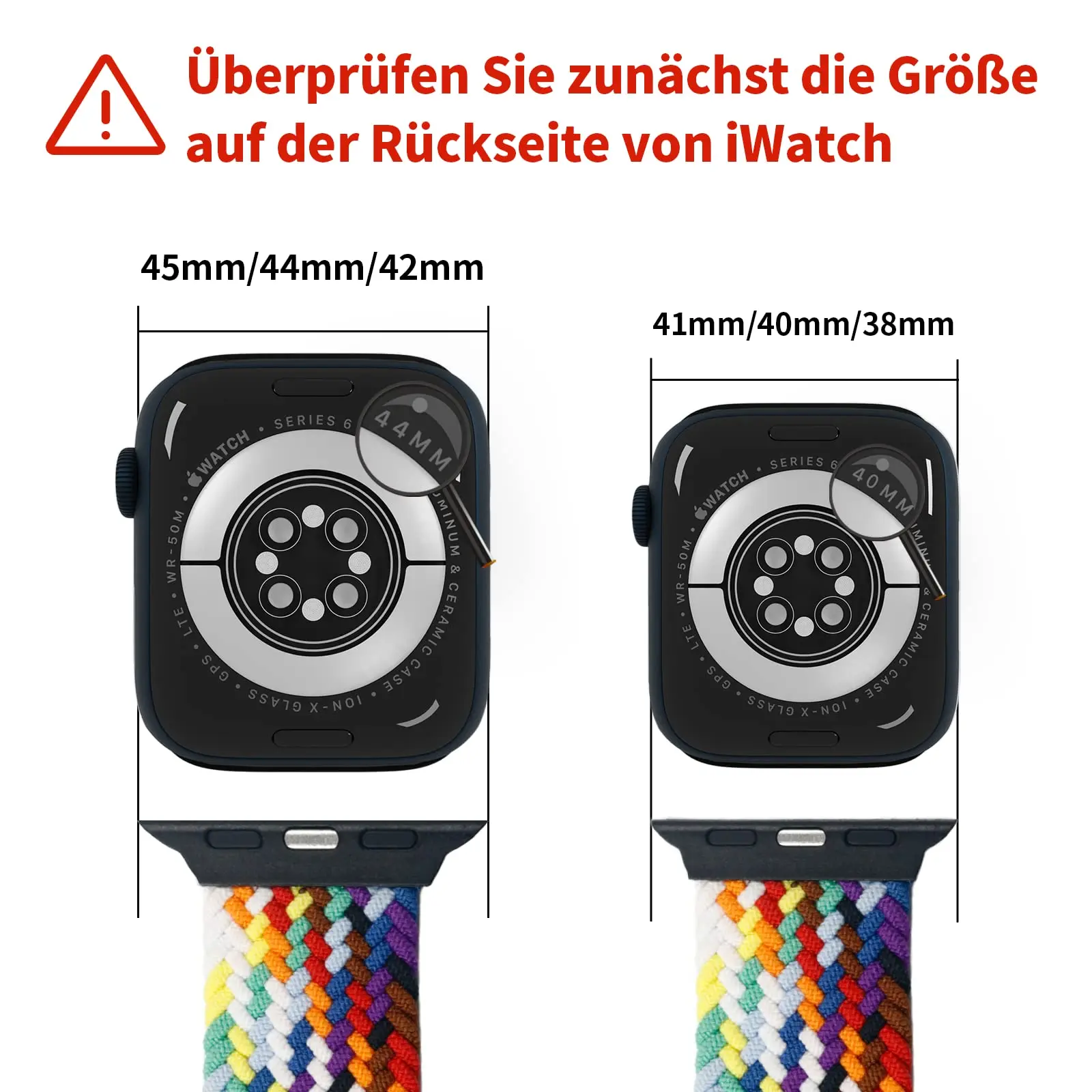 Braided Solo Loop For Apple watch band 45mm 44mm 40mm 41mm 42mm 38mm Elastic Nylon belt bracelet iWatch serie 3 4 5 se 6 7 strap