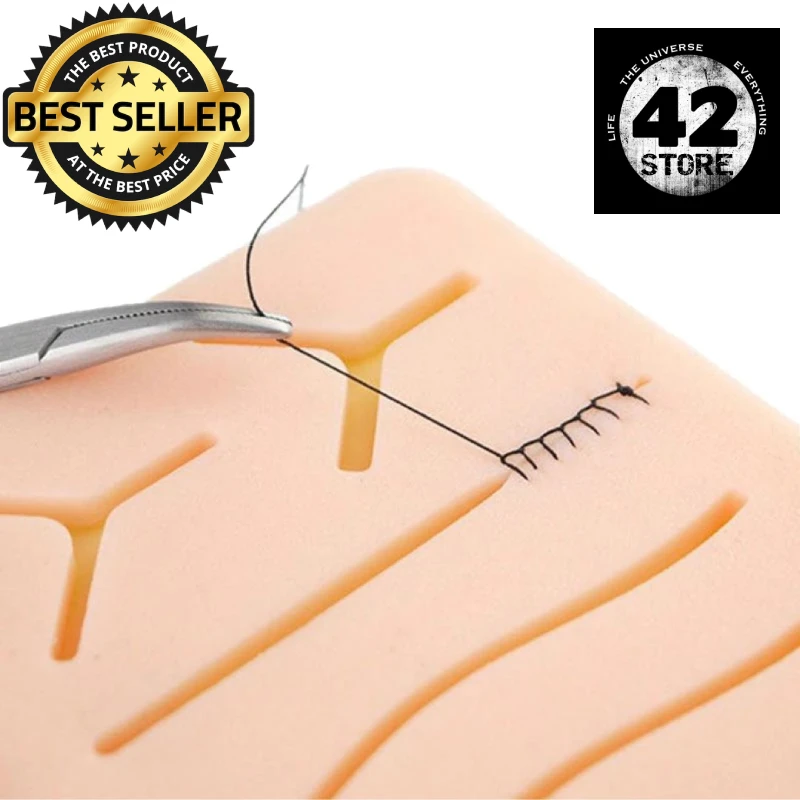 

Selvet Veterinary Surgical Suture Training Pad Silicone Suture Pad