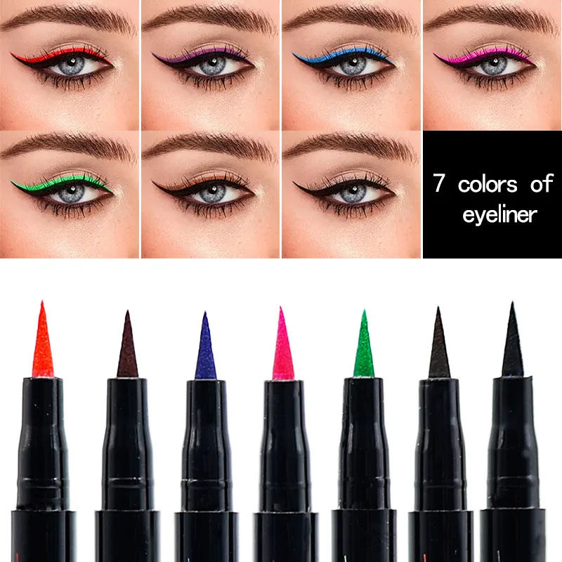 Sombra e lápis delineador à prova d'água – à prova de manchas, à prova de suor, perfeito para festas e maquiagem de palco