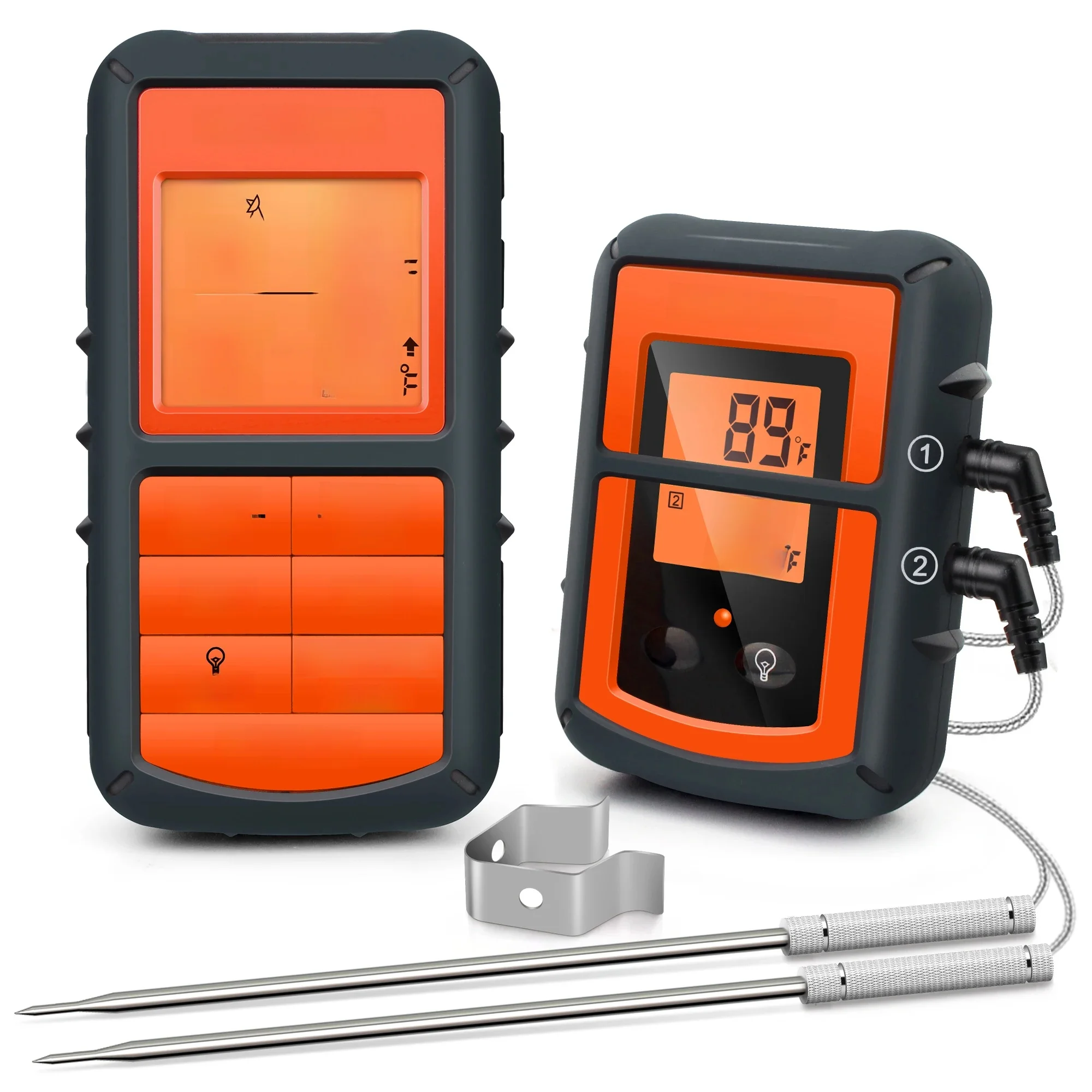 ThermoPro TP08C Dual Probe Backlight 150M draadloze BBQ-grill Voedselvleesthermometer voor koken in de keuken - afbeelding 2