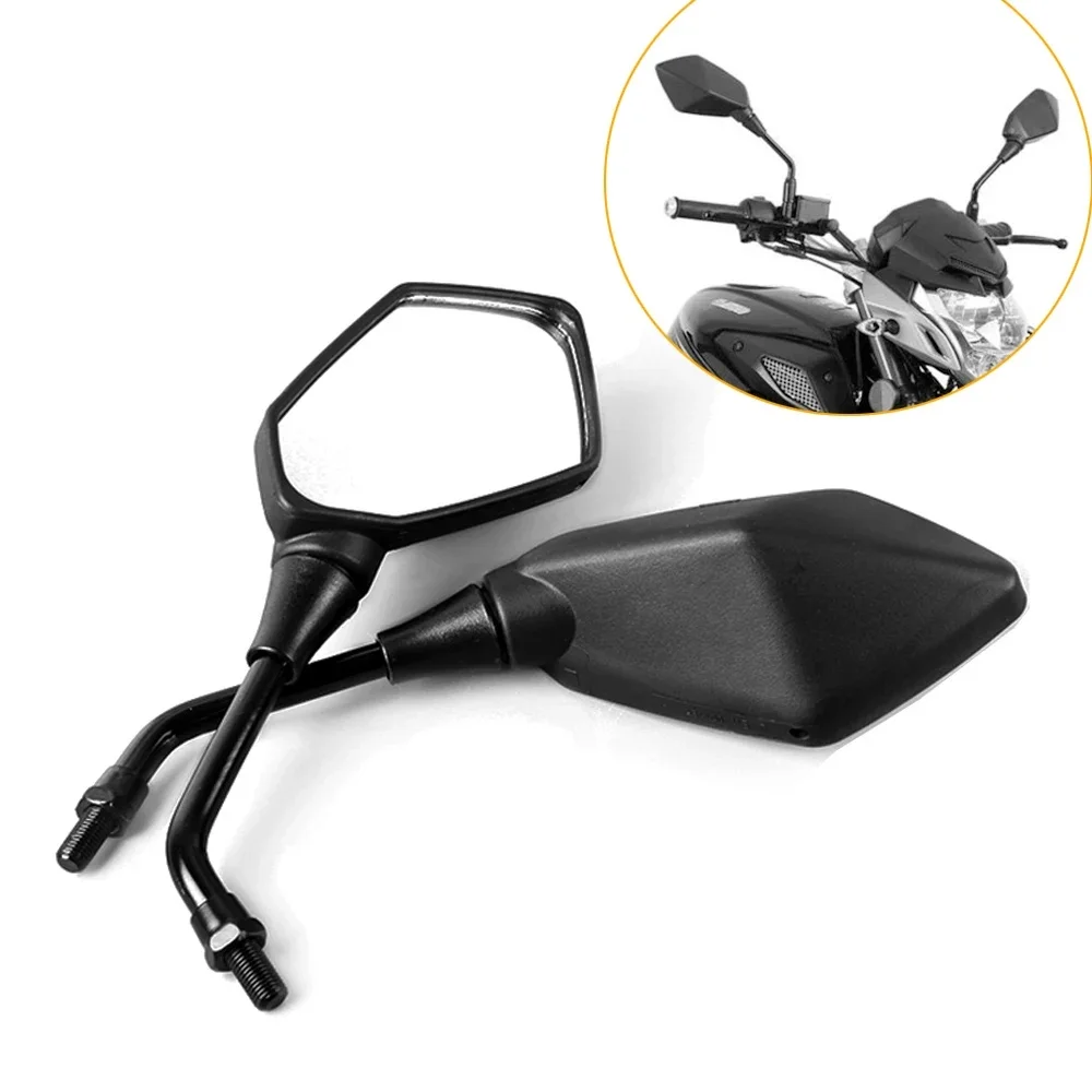 Motorfiets 10 MM Achteruitkijkspiegel Universele Zijspiegel Voor Suzuki SV400 SV650 Bandit DCL250 DL1050 GSX150 B-king KTM Duke 200 250 - afbeelding 2