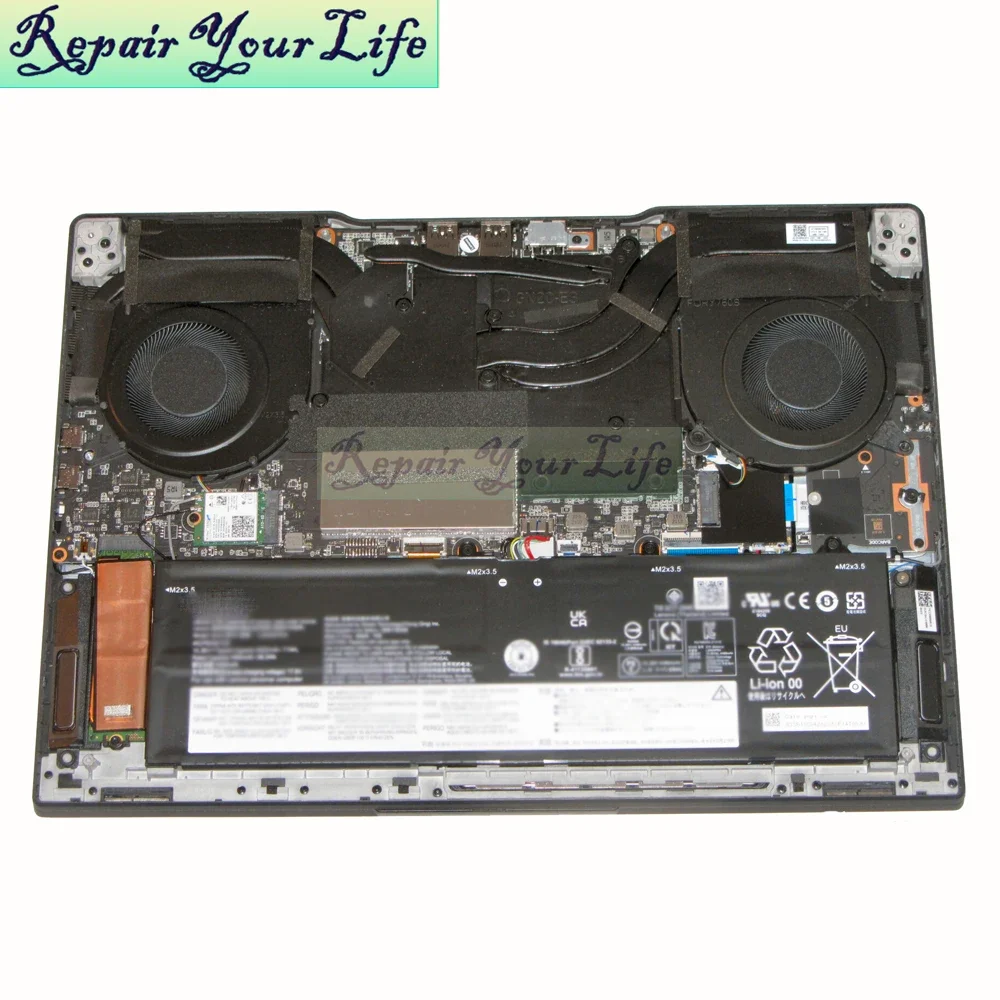 Wentylator chłodzący procesor laptopa do Lenovo Legion S7-15ACH6 82K8 Radiator chłodzący 5F10S13971 5F10S13972 DFSCL12E16486L FNR5 FNR6 12V — zdjęcie produktu 6