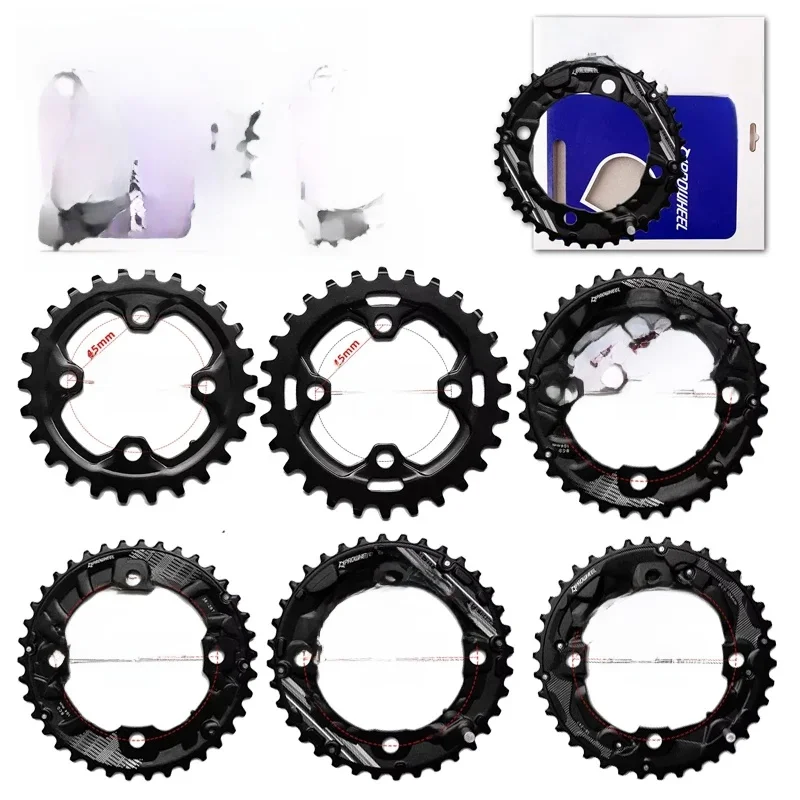 AliExpress Prowheel Bicycle Chainring 104BCD 64BCD Chain Ring 26T 36T 28T 38T MTB Chainring Double Speed MTB Bike Chainwheel Bike Crown
