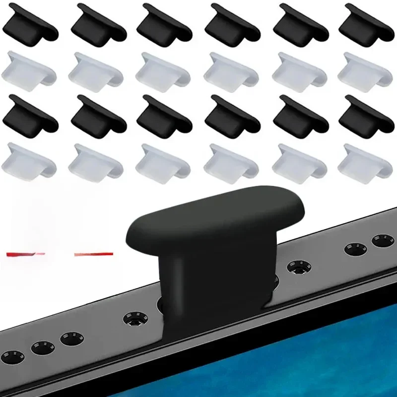 Bouchon anti-poussière en Silicone pour iPhone 12 13 14 Pro MAX 8 XS IOS, couvercle de Port de chargement foudre, bouchons anti-poussière en caoutchouc souple, 20/10/5 pièces