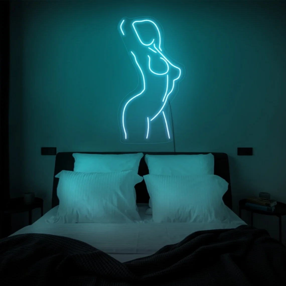 

Woman Body Neon Sign Girl Body Neon Sign Woman Body Bedroom Wall Art Neon Sign