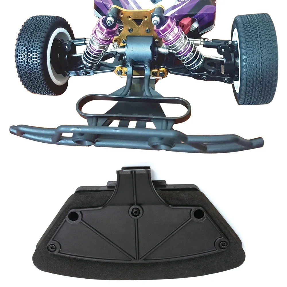 Wltoys Pare-chocs avant en nylon pour 1/14 144001 1/12 124019 124018 124017 124016 Mise à niveau modifiée en buggy tout-terrain à grande vitesse 4WD