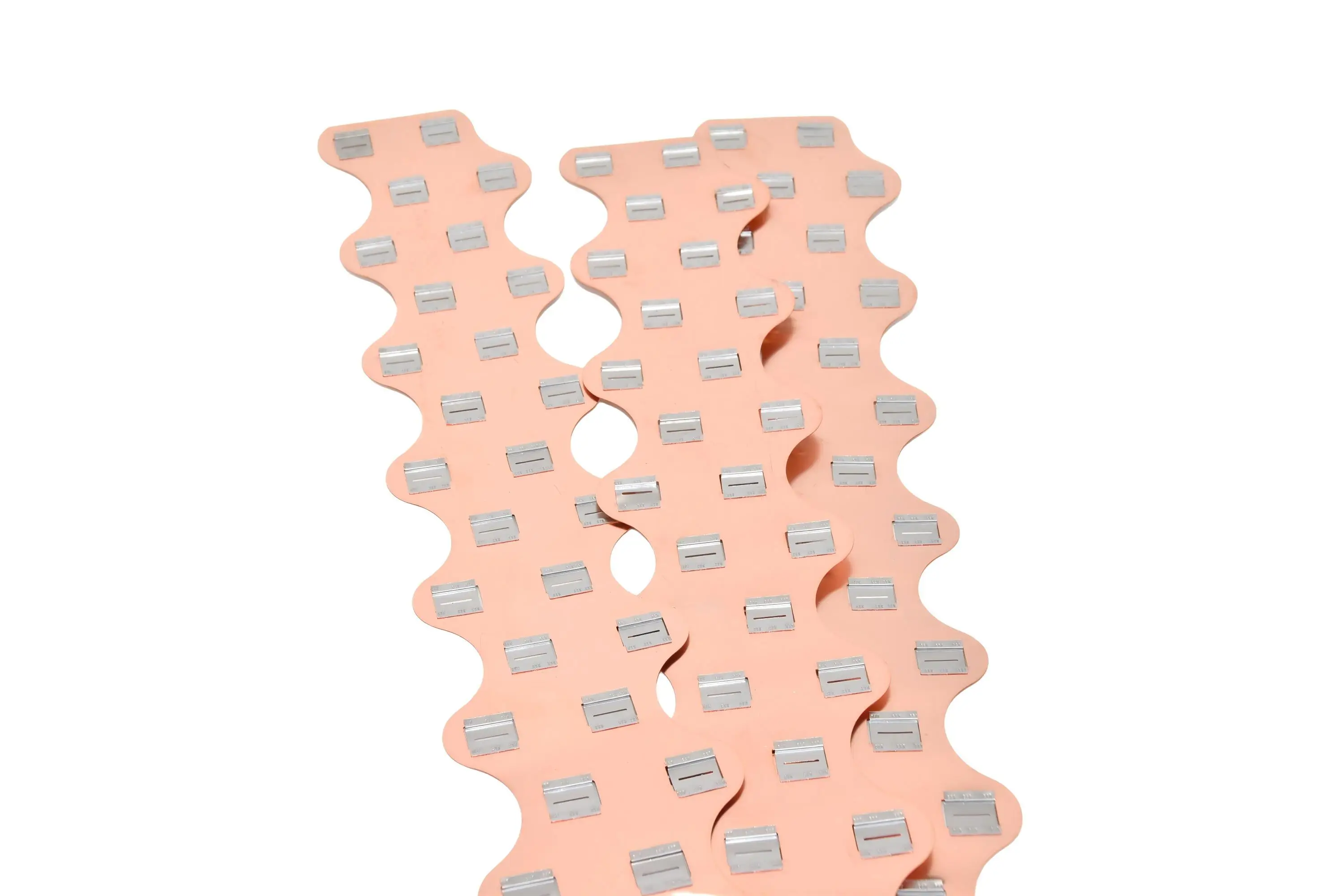 WELLGO 1PCS Wholesale 32650 32700 33140 Cell Car Starter Power Supply System Honeycomb Spacer 34.5MM Copper Nickel Busbar