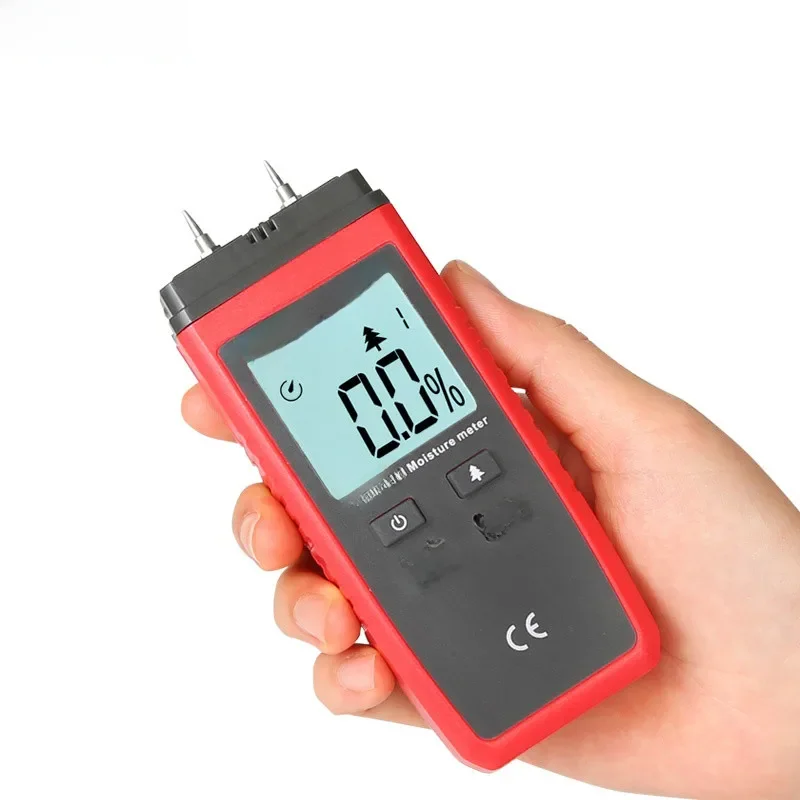 UNI-T UT377A cyfrowy miernik wilgotności drewna higrometr Tester wilgotności do sklejki papierowej materiały drewniane podświetlenie LCD — zdjęcie 2