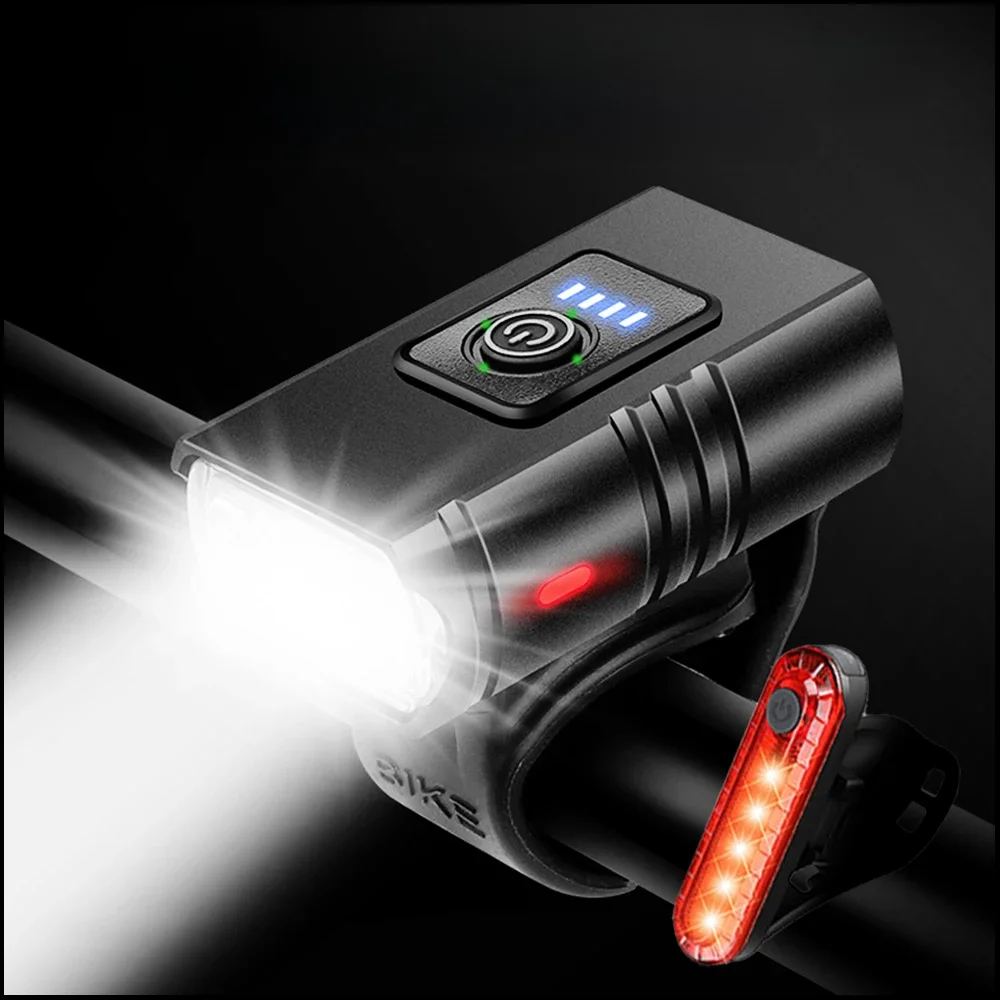 AliExpress fivemi Bicycle Light1000LM Bicycle Light 2T6 Bike Flashlight Headlight LED USB Rechargeable Torch Aluminum