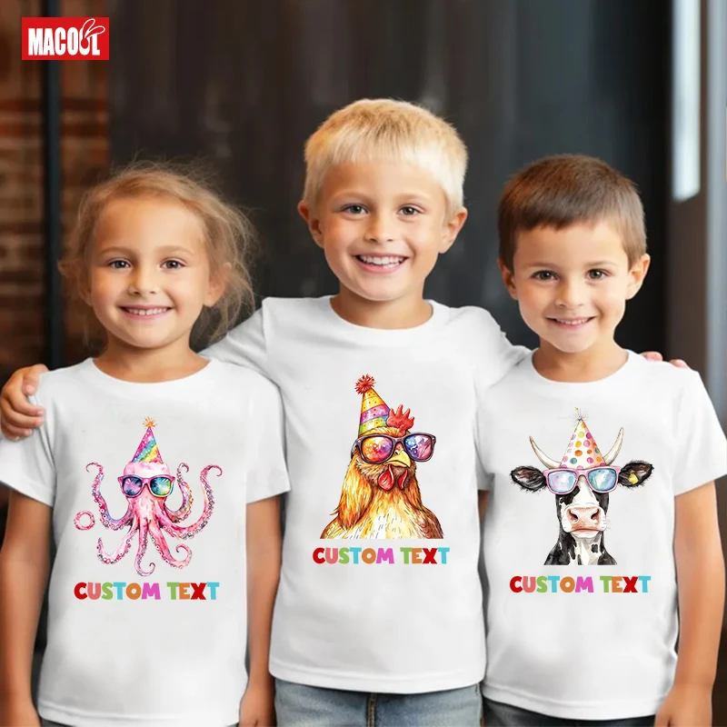 Party Animal Birthday Shirts Safari Zoo Family Matching Tees Funny Wild Animal Birthday Safari Birthday Group Matching Kids tees