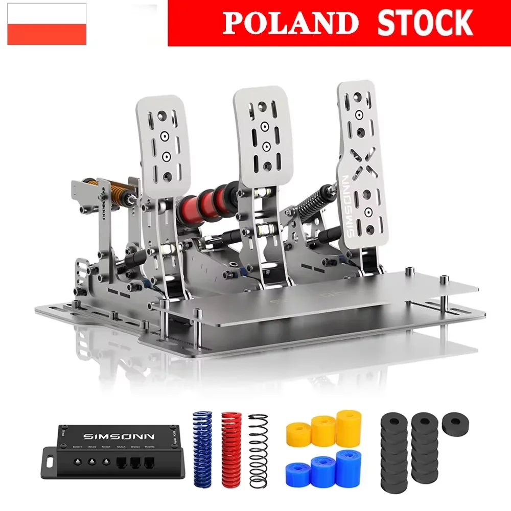Image of EU SIMSONN Plus X Sim-Racing-Simulator-Pedal PC Simracing-Pedale unterstützen VAM VAM RPO Vibrationsmotor Fahrspiel-Zubehör