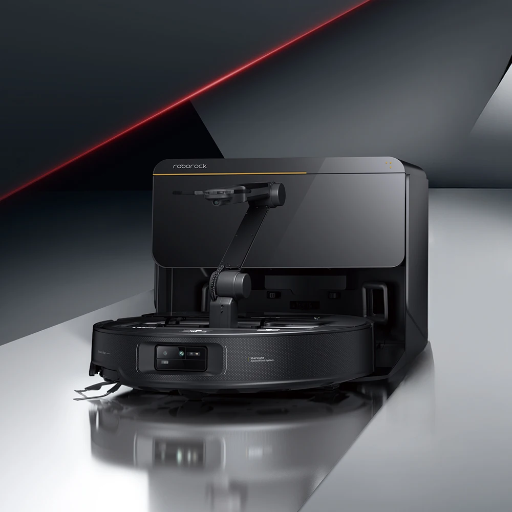 Roborock Saros Z70 مكنسة كهربائية روبوتية لحقن المياه المباشرة / ذراع الروبوت / قبضة أومني / 22000Pa شفط قوي للغاية / رفع العتبة / تنظيف المياه بدرجة حرارة عالية