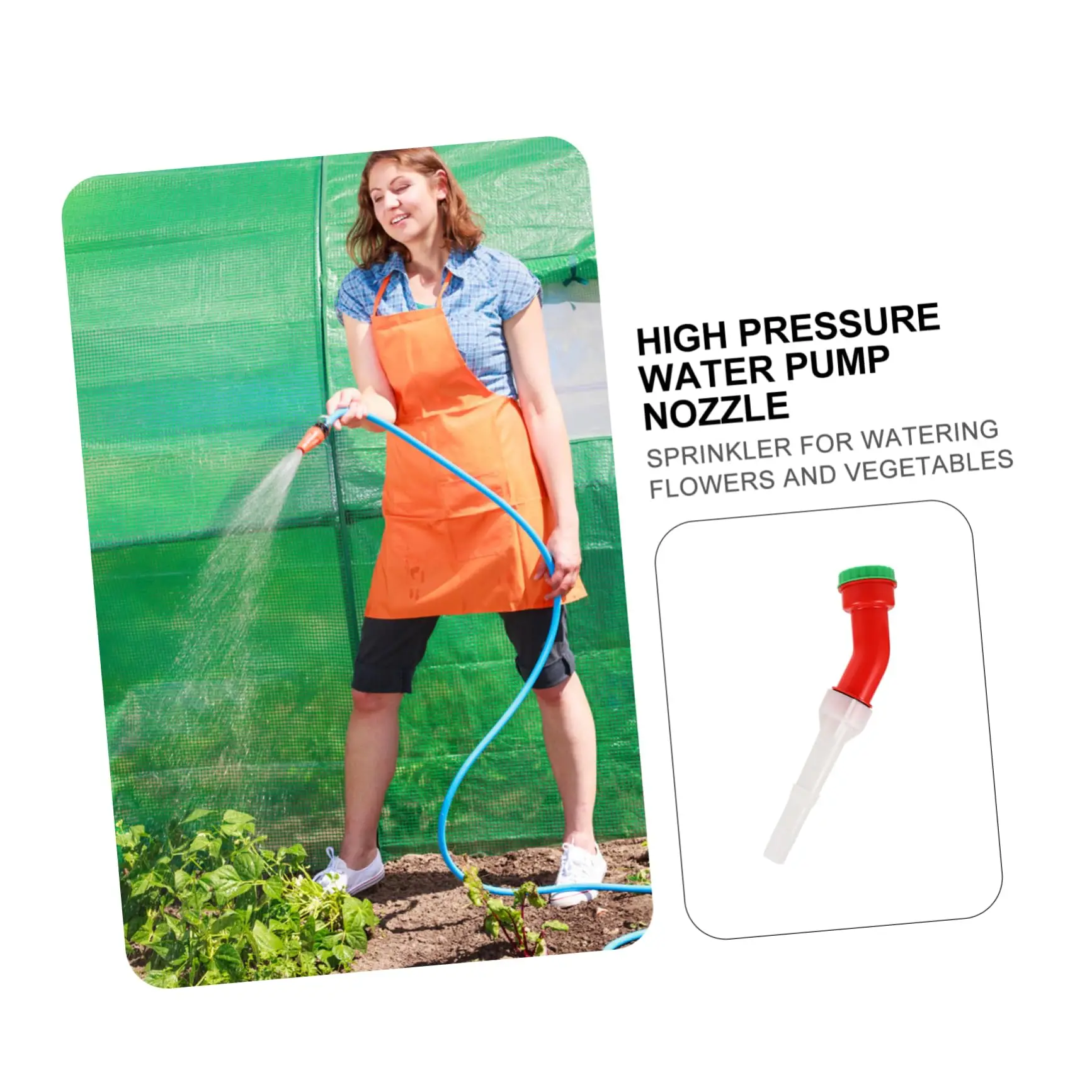 High-Pressure Greenhouse Spray Nozzle Head, Garden Hose Sprinkler for Watering, Ideal for Garden & Greenhouse Use