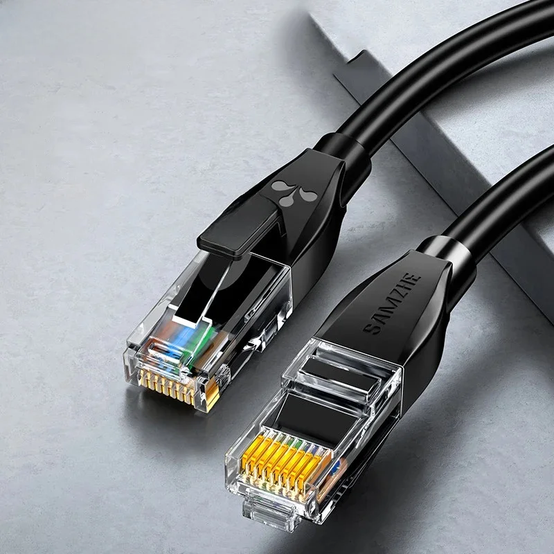 Samzhe-Câble Ethernet haute vitesse Cat6, 1000Mbps, Internet, RJ45, LAN blindé, pour PC, PS5, PS4, PS3, Xbox