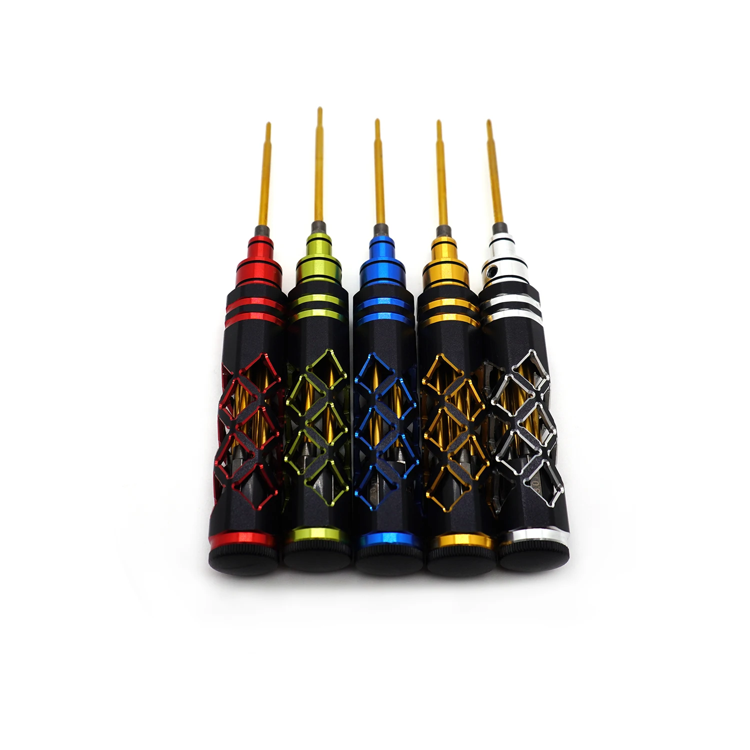 Cacciavite esagonale 4 in 1 1.5mm/2.0mm/2.5mm/3.0mm Set di strumenti di riparazione per cacciavite esagonale per parti di barche per auto aeree RC FPV Racing Drone