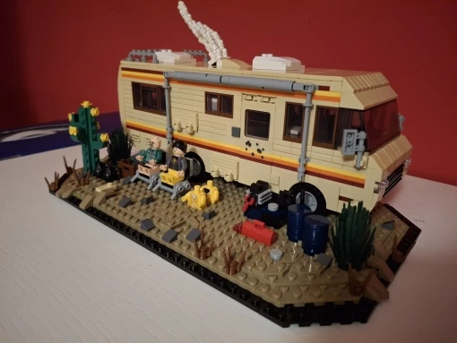 Technical Breaking Bad RV Adventure Camper Bus Car Model Building Blocks Fit Car Vehicle Assemble Bricks Toys For Avid Fans photo review