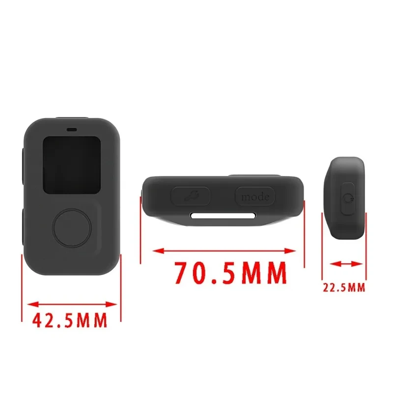 Silicone Protective Case For Gopro 11 10 9 Remote Control For Gopro Hero 11/10/9 Remote Control Anti-Scratch Dustproof Soft Case