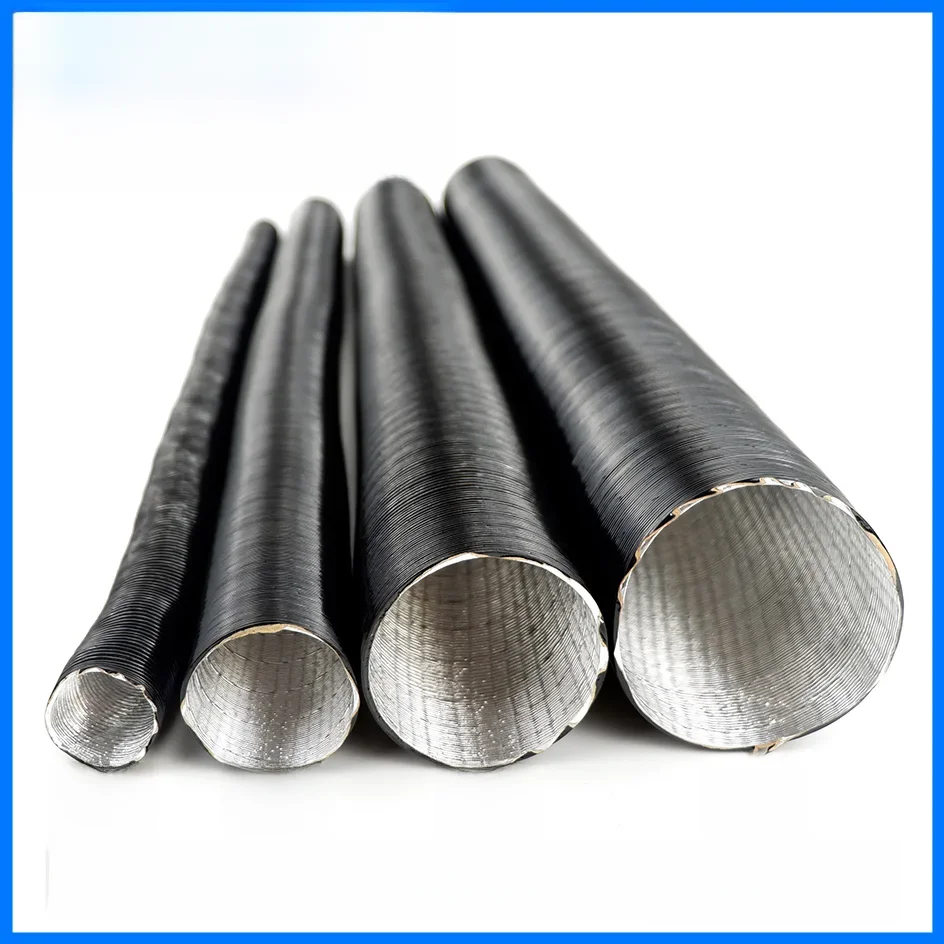 25mm 42mm 60mm 75mm diamètre 100-500cm longueur Air Diesel chauffage de stationnement conduit tuyau tuyau tuyau pour Webasto Eberspacher extensible