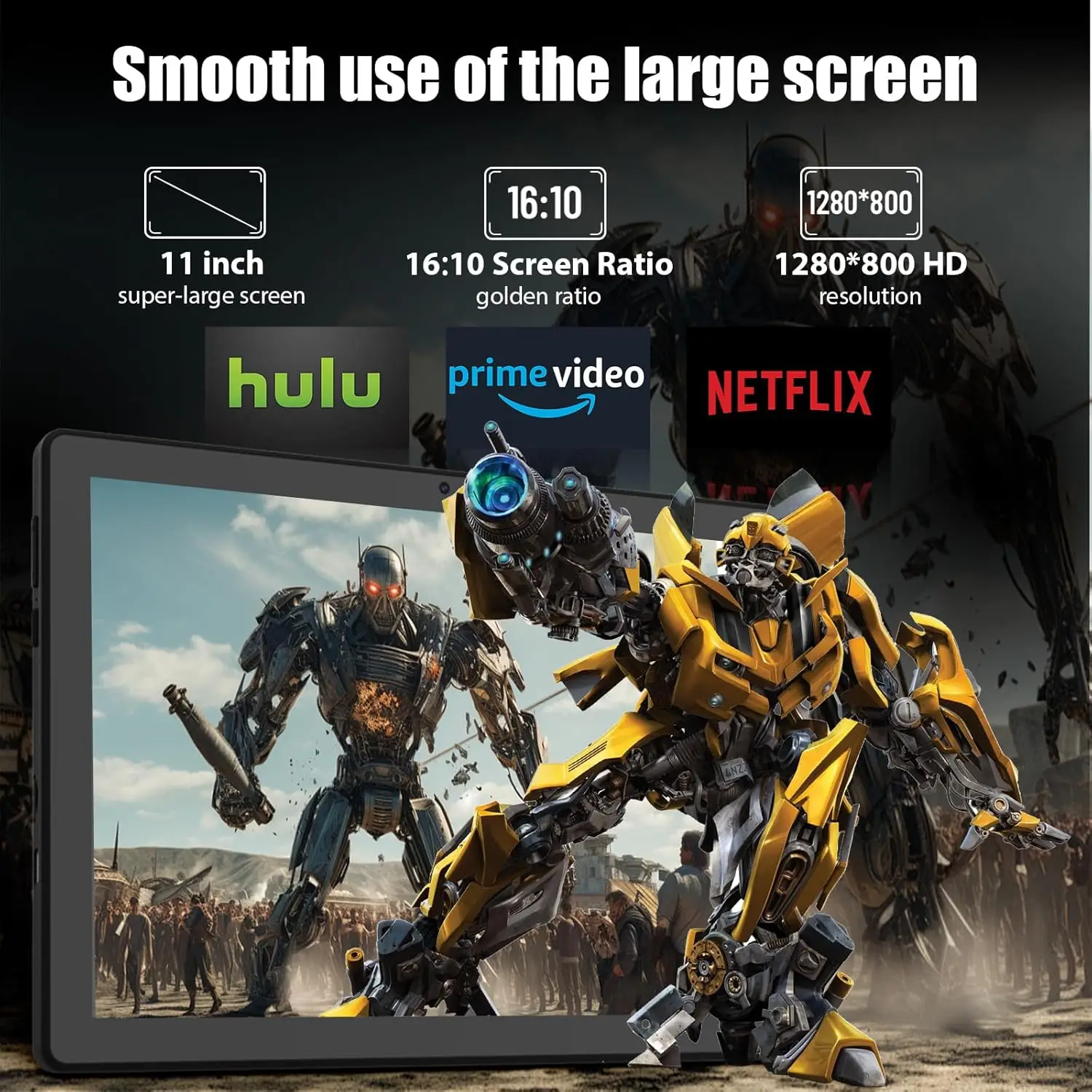 Android 14 10.95 Inch Tablet 14 GB RAM 64GB ROM Octa-Core IPS Display Tablet with Keyboard Case and Stylus Support Tablet PC