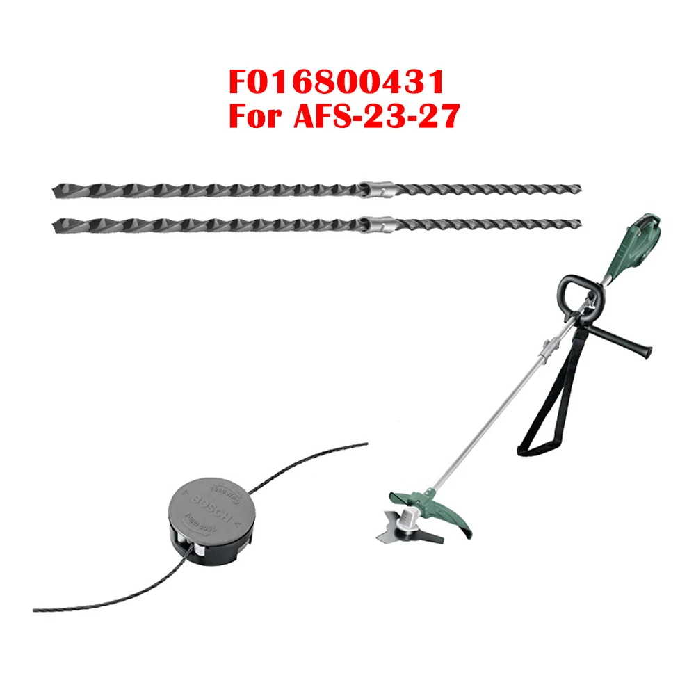 10Pcs F016800431 Cutting Line for Bosch AFS 23-37 Extra Strong Grass Trimmer Spool Line Brush Cutter Thread Line 37cm × 3.5mm